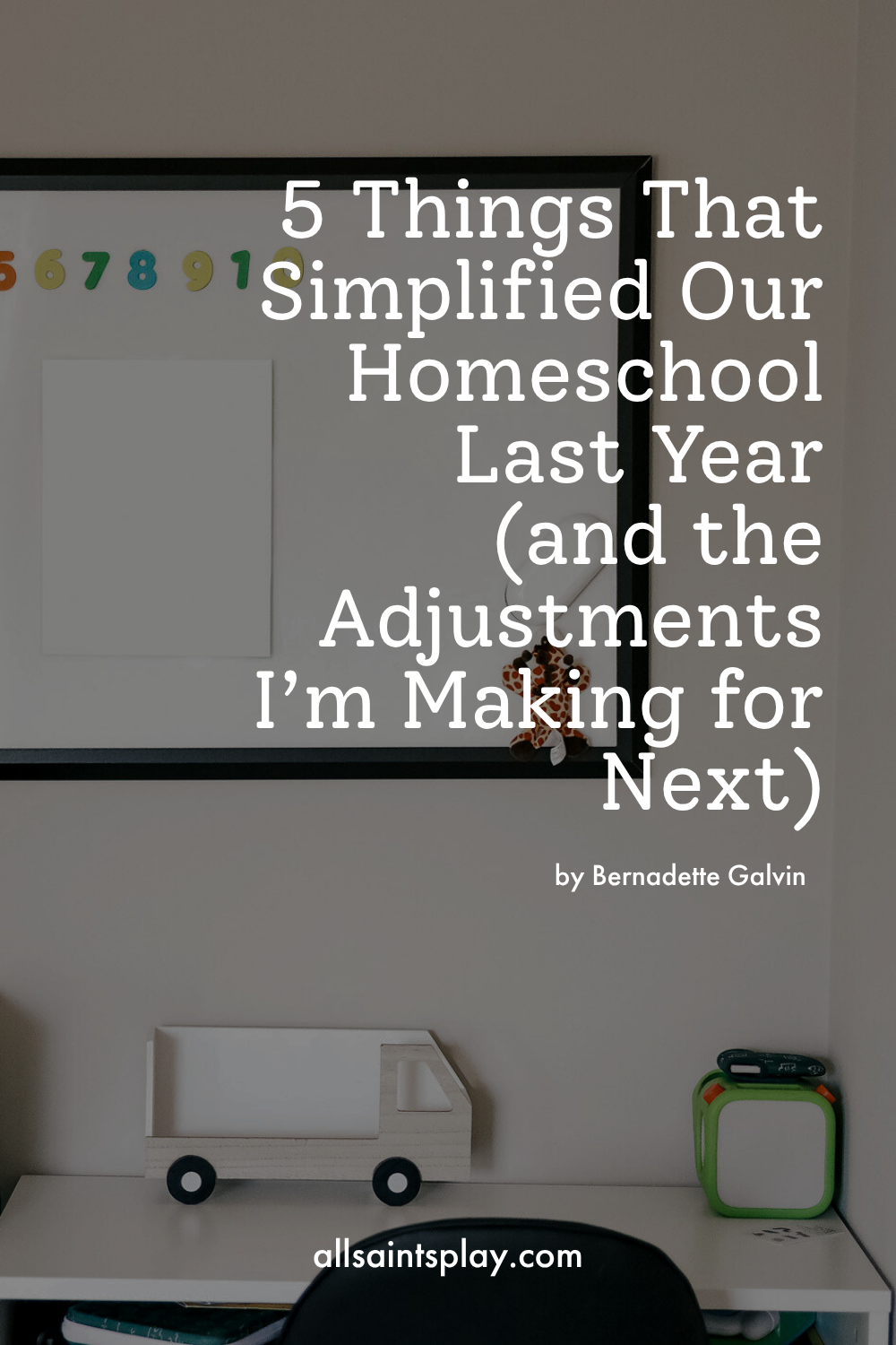 5 Things That Simplified Our Homeschool Last Year (and the Adjustments I'm making for next)
