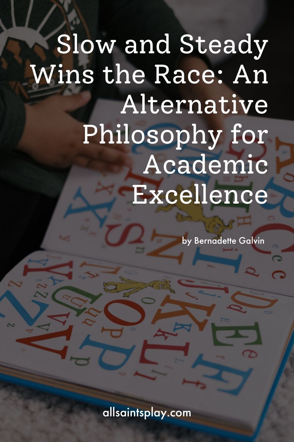 Slow and Steady Wins the Race: An Alternative Philosophy for Academic Excellence